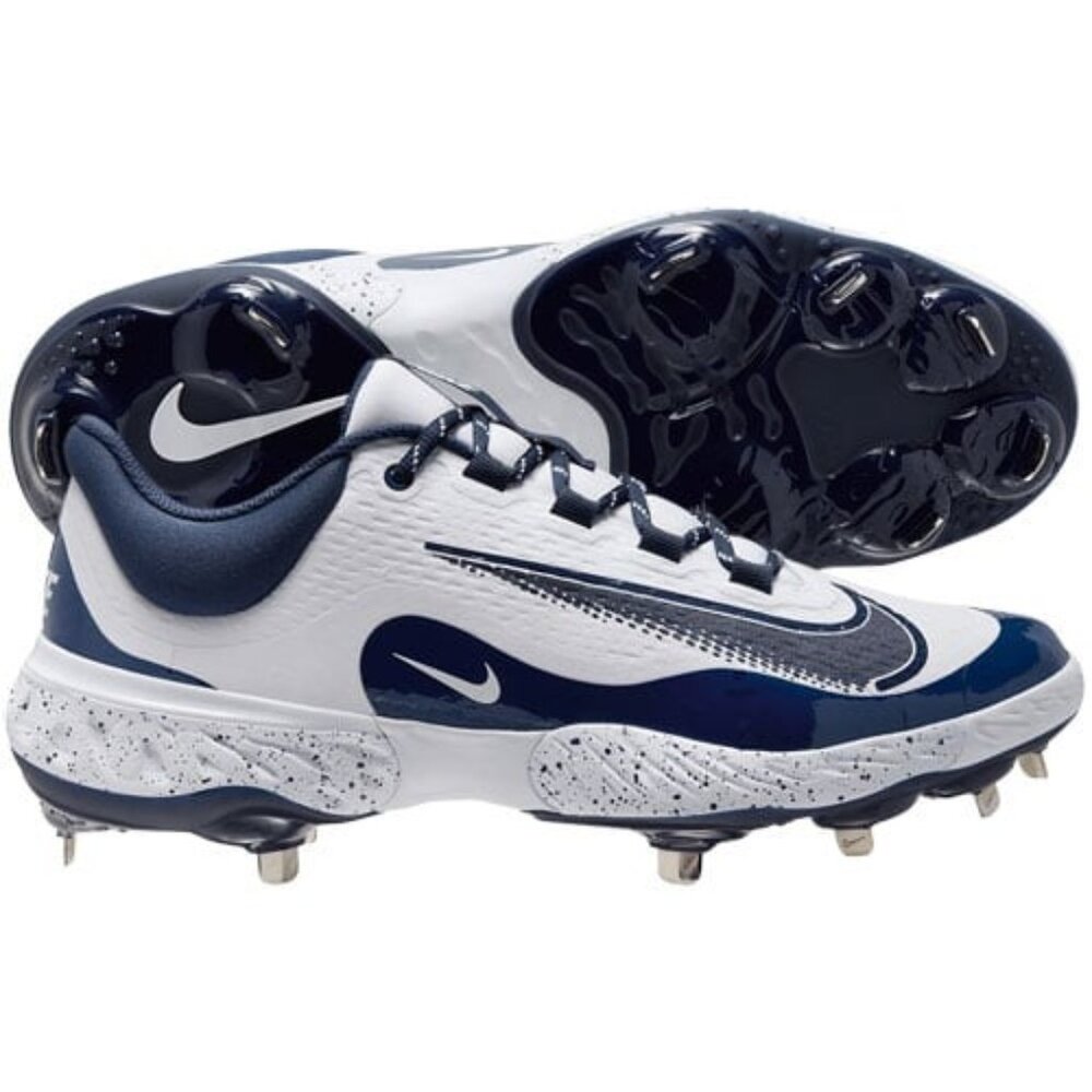 Nike Mens Alpha Huarache Elite 4 Metal Baseball Cleats FD2745-103 Blue Size 7.5